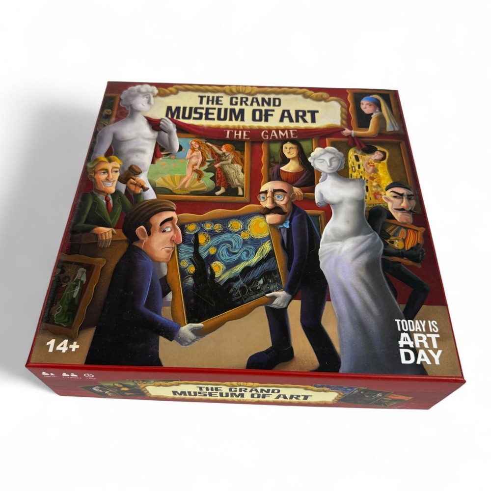 Today Is Art Day The Grand Museum of Art Board Game — Red — US OS
